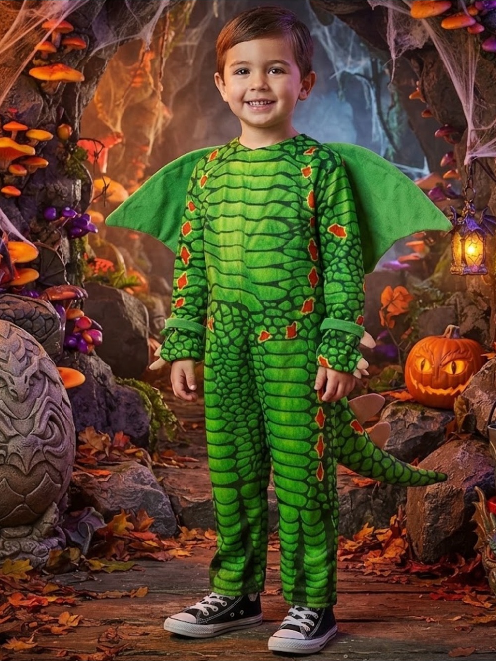 Underwraps A cut Above toddler boys dragon costume sz 2-4